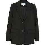 VILA - VIVARONE Blazer - Zwart - Polyestermix - Reverskraag