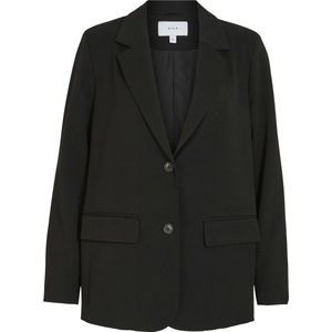 VILA - VIVARONE Blazer - Zwart - Polyestermix - Reverskraag
