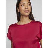Vila - Viellette s s Satin Top - Noos - Dames - Blouses