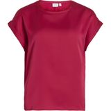 Vila - Viellette s s Satin Top - Noos - Dames - Blouses