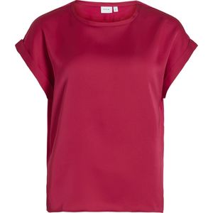 Vila - Viellette s s Satin Top - Noos - Dames - Blouses