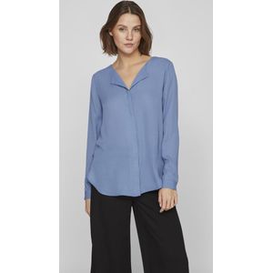 Vila - Lucy Overhemd - Wit - 100% Gerecycled Polyester