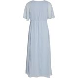 VILA - RILLA - Jurk - Lichtblauw - 7/8 Lengte - V-hals