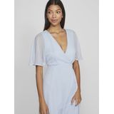 VILA - RILLA - Jurk - Lichtblauw - 7/8 Lengte - V-hals