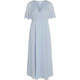 VILA - RILLA - Jurk - Lichtblauw - 7/8 Lengte - V-hals