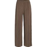 VILA - Broek - Effen - Gerecycled Materiaal - Wide Leg - High Waist