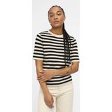 OBJECT - S/S NEW KNIT PULLOVER - Shirt - Zand