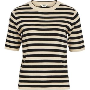 OBJECT - S/S NEW KNIT PULLOVER - Shirt - Zand