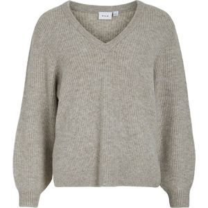 Vila Vibeluna v-Neck Rev Knit Top - Noos Dames Trui