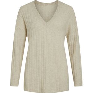 Vila - Vimiraz Rev v-Neck Knit Pullover/Bf - Dames - Gebreide Truien