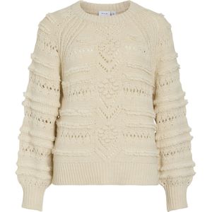 Vila Trui Vitamo O-neck Knit Top 14099897 Birch Dames