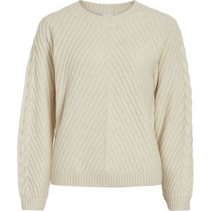 Vierin L/S O-Neck Cable Knit Top/Bf, berk, M