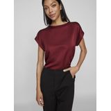 Vila - Viellette s s Satin Top - Noos - Dames - Blouses
