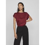 Vila - Viellette s s Satin Top - Noos - Dames - Blouses