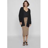 Open Gebreid Vest - Biologisch Katoen - Gestructureerde Brei - Steekzakken