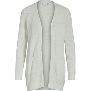 Open Gebreid Vest - Biologisch Katoen - Gestructureerde Brei - Steekzakken