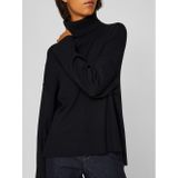 Gebreide Top - Koel - Rolkraag - Lange Mouwen - 70% LENZING™ ECOVERO™ Viscose