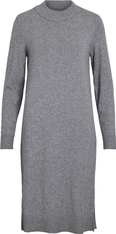 Vila - Ril - Midi-jurk - Zwart - Viscose