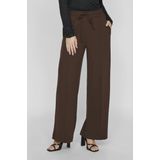 Vila Broek Viclua Hw Wide Pants-noos 14095436 Coffee Bean Dames