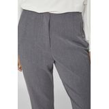 Pantalons - Medium Grey Melange - Bovenmateriaal - Regular Fit