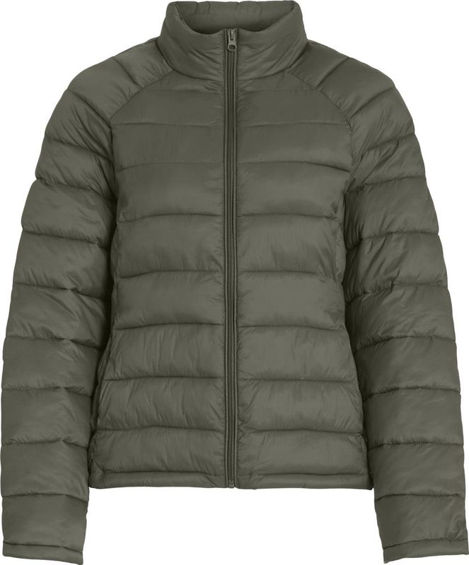 VILA - Sibiria - Tussenjas - Olijfgroen - Gewatteerd