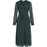 Vila Vifalia v Neck Midi Dress Noos/Dc Dames Mini Jurken