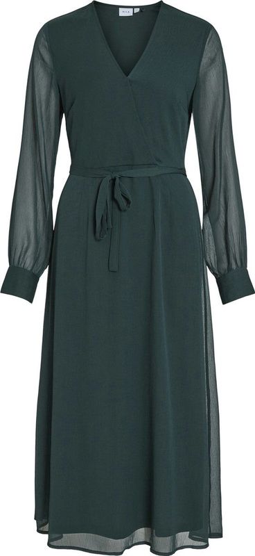 Vila Vifalia v Neck Midi Dress Noos/Dc Dames Mini Jurken