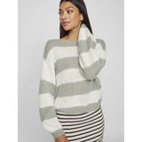 VILA - Vichoca L/S Striped Knit - Trui - Cloud Danser - Lange Mouwen