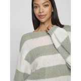VILA - Vichoca L/S Striped Knit - Trui - Cloud Danser - Lange Mouwen