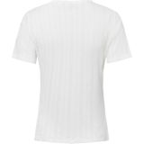 Vila - Vikassie Pointelle Top - T-shirt - Snow White - Gerecycled Polyester