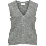Object - Objdiana - Gilet - Medium Grey Melange - V-hals