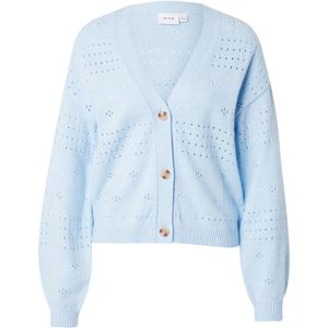 Vila - Ril Cardigan - Gebreid Vest - Zwart - 50% Viscose - 28% Polyester - 22% Nylon