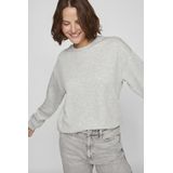Vila - Casual Sweater - Lichtgrijs - Viscose/POLYESTER/Elastaan