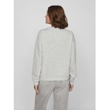 Vila - Casual Sweater - Lichtgrijs - Viscose/POLYESTER/Elastaan