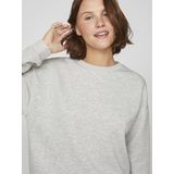 Vila - Casual Sweater - Lichtgrijs - Viscose/POLYESTER/Elastaan
