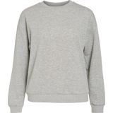 Vila - Casual Sweater - Lichtgrijs - Viscose/POLYESTER/Elastaan