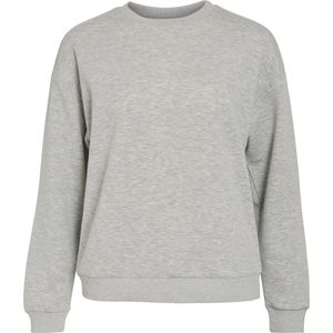 Vila Trui Visandy Sweat Top - Noos 14103140 Light Grey Melange Dames