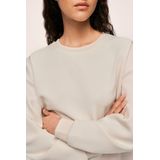 Sweater - Effen - Sweatstof - Ronde Hals - Losse Pasvorm - Lange Mouw