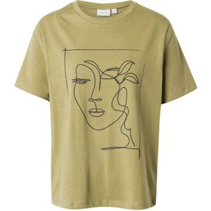 Vila Dames Visybilla O-Neck S/S T-Shirt/Pb, Capulet Olive, M