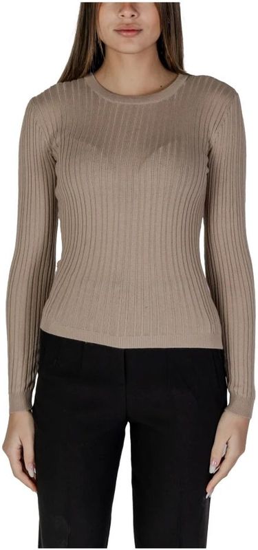 Vila - Savannah Tan - Trui - Neutraal - 70% Polyester 30% Viscose