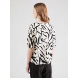 Vila - Viclo 2/4 V-neck Top - T-shirt - Birch/marble Swi