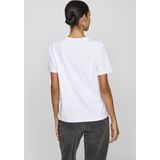 Vila - T-shirt - Helderwit - Organisch Katoen