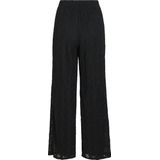 VILA - LUMENA - Stoffen Broek - Wide Leg - Structuurmotief