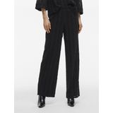 VILA - LUMENA - Stoffen Broek - Wide Leg - Structuurmotief