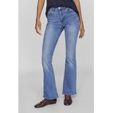 Vila Jeans Vibetty Rw Flared Jeans Lbd Os105100 Light Blue Denim Dames