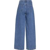 Vila - Freya Jaf - Wijde Jeans - Denim - Hoge Taille - 79% Katoen