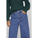 Vila - Freya Jaf - Wijde Jeans - Denim - Hoge Taille - 79% Katoen