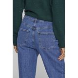 Vila - Freya Jaf - Wijde Jeans - Denim - Hoge Taille - 79% Katoen