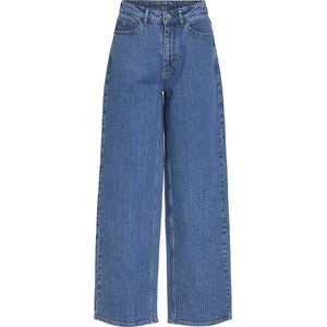 Vila - Freya Jaf - Wijde Jeans - Denim - Hoge Taille - 79% Katoen