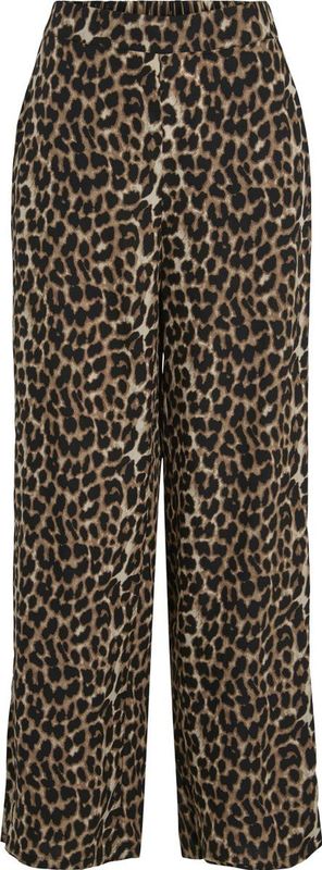 Vila - Casual Broek - Animalprint - 100% Lyocell Tencel
